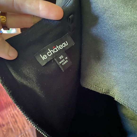 Le Chateau | Strapless Black Mini Dress - Picture 4 of 4